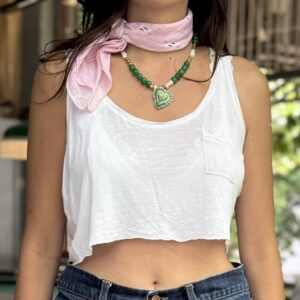 Green Heart Necklace